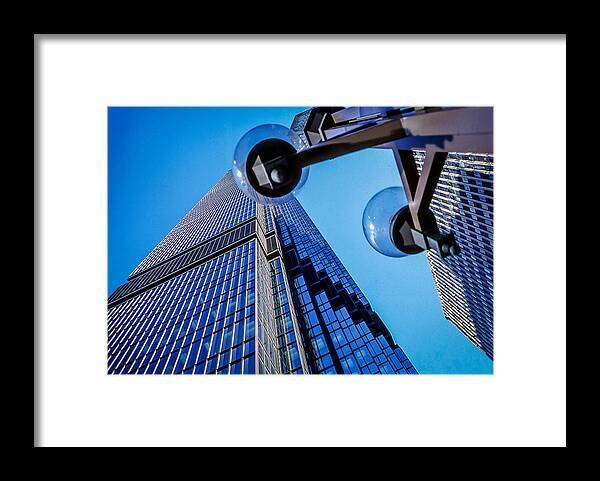 Ids Framed Print featuring the photograph IDS on Nicollet Mall by Lonnie Paulson