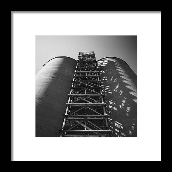 Urban Framed Print featuring the photograph #ihaveathingforshadows by Jean Morin