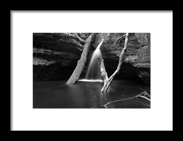 Black And White Framed Print featuring the photograph Illinois Beauty by Jason Wolters