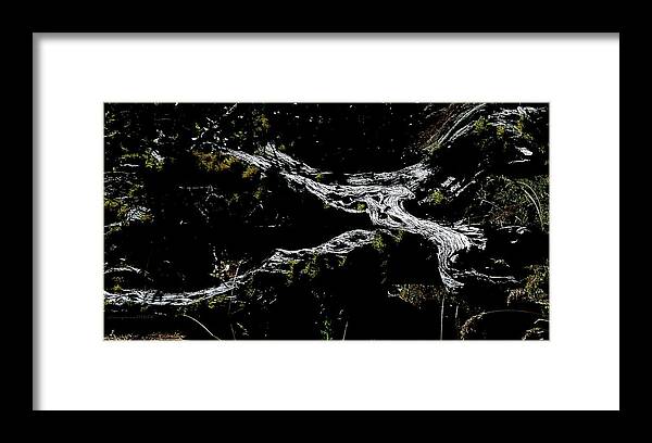 Wood Framed Print featuring the digital art Illuminated by Vincent Green