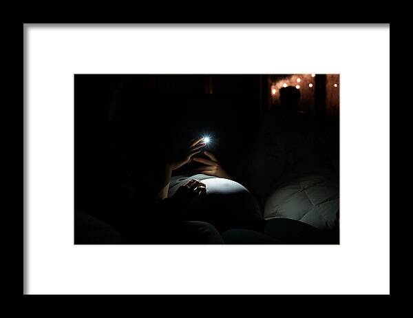 People Framed Print featuring the photograph Illumination by David Ralph Johnson