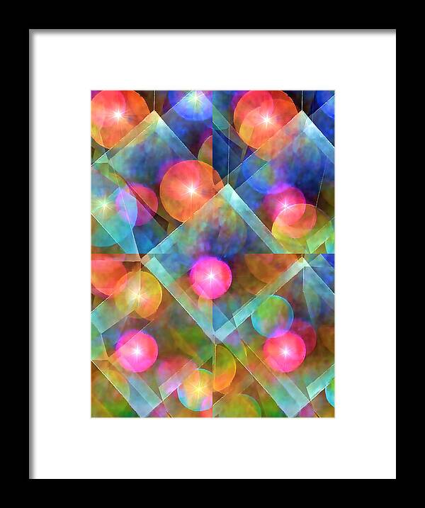 Illumination Framed Print featuring the mixed media Illumination by Laurie's Intuitive