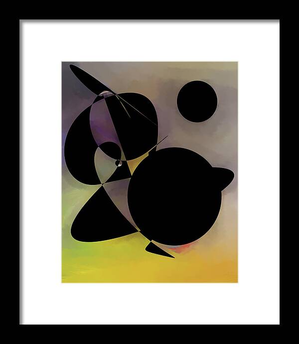 Illusion Painting Framed Print featuring the digital art illusion Digital Creation by Don Wright
