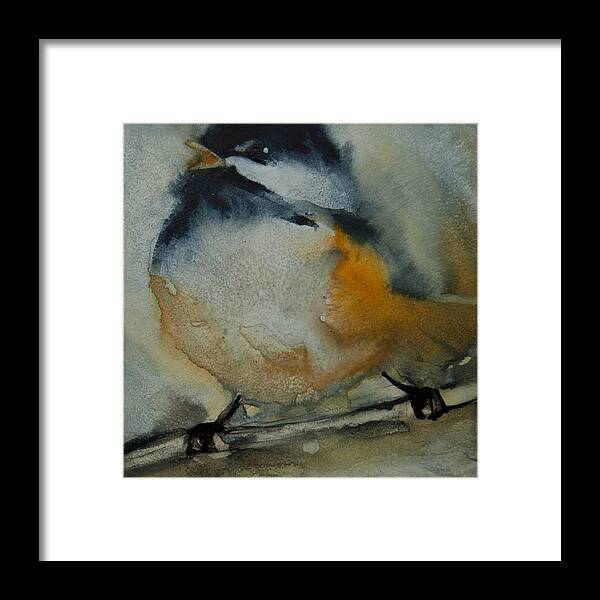 Birds Framed Print featuring the painting I'm Singing And I'm Singing by Jani Freimann