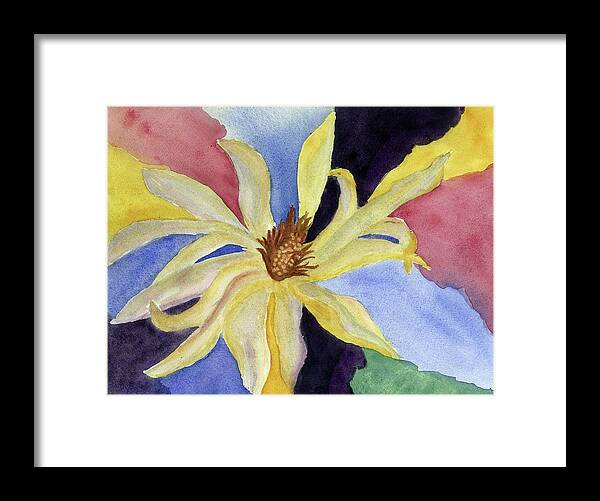Flowers Framed Print featuring the painting Imagination by Joan Zepf