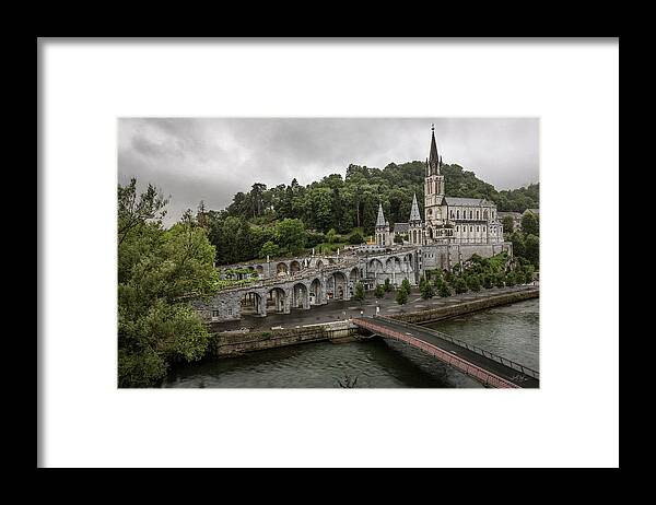 Basilica Framed Print featuring the photograph Immaculate Conception and Rosary Basilica by Everet Regal