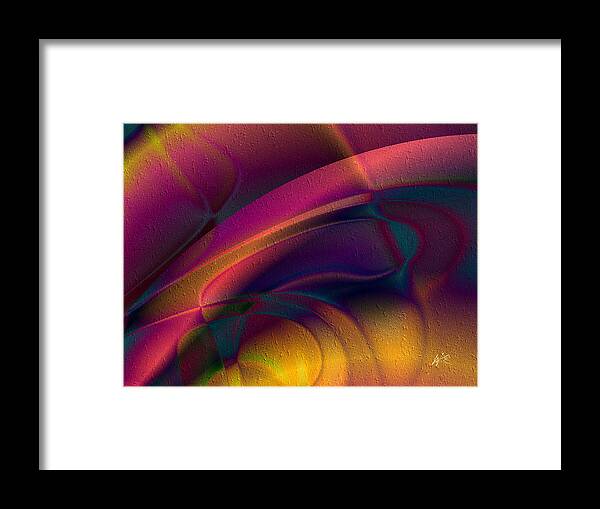 Immersion Framed Print featuring the digital art Immersion by Kiki Art