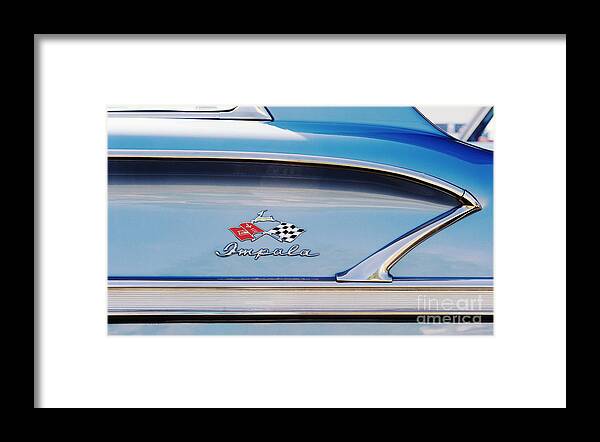 Chevrolet Framed Print featuring the photograph Impala Style by Tim Gainey