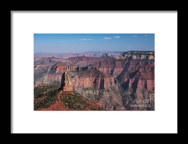 North Rim Framed Print featuring the photograph Imperial Point Late Afternoon by Jeff Hubbard
