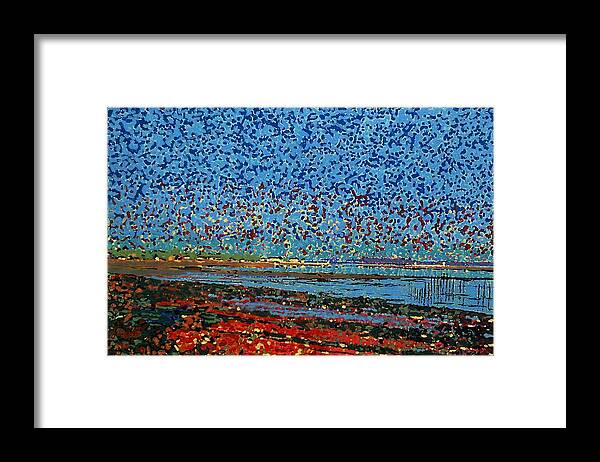 Oak Bay Framed Print featuring the painting Impression - St. Andrews by Michael Graham