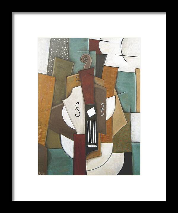 Cubism Framed Print featuring the painting Impromptu by Trish Toro