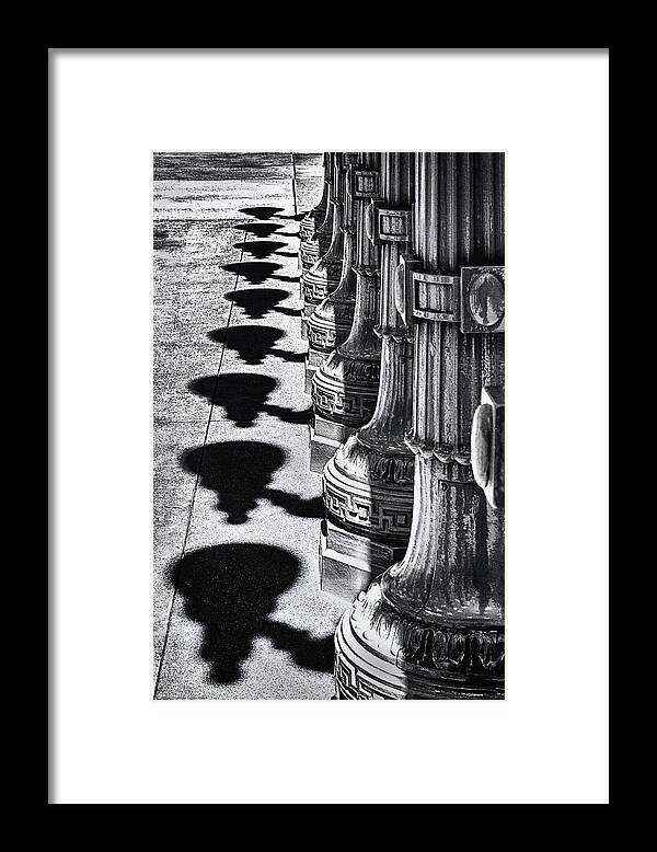 Architecture Framed Print featuring the photograph Improvisational Light by Denise Dube
