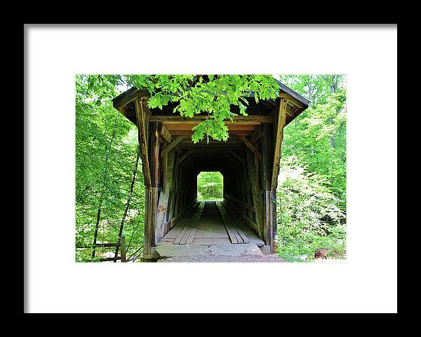 Claremont Framed Print featuring the photograph In And Out Of Bridge by Cynthia Guinn