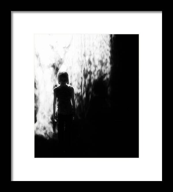 Dark Framed Print featuring the photograph In Darkness by Stoney Lawrentz