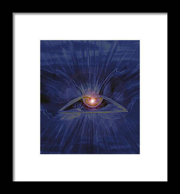 Watercolor Framed Print featuring the painting In Dream's Eye by Brenda Owen