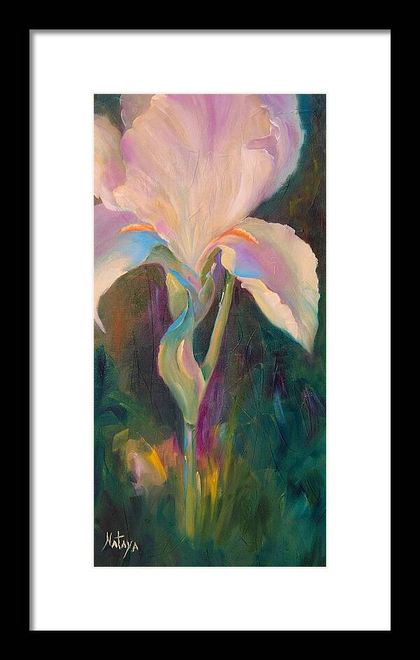 Nature Framed Print featuring the painting In Her Glory by Nataya Crow