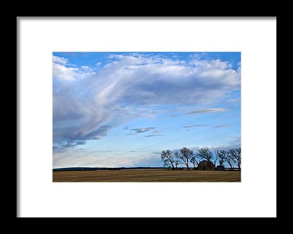 Cloud Framed Print featuring the photograph In My Dreams by Sandra Parlow