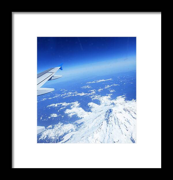 Sky Framed Print featuring the photograph In Plane View 13 by Ron Kandt