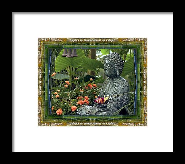 Mandalas Framed Print featuring the photograph In Repose by Bell And Todd