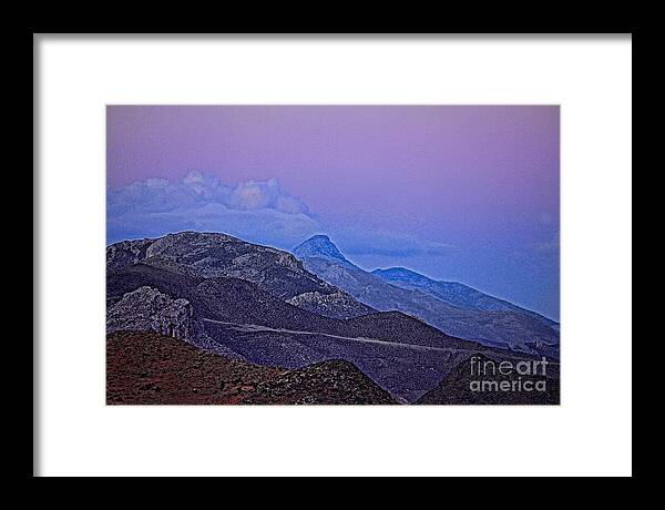 Crete Framed Print featuring the photograph In search of Atlantis-2 by Casper Cammeraat