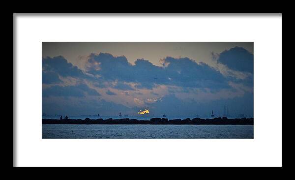 Sun Rise Framed Print featuring the photograph In the Distance by John Glass