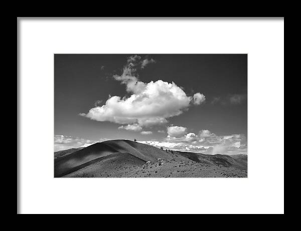 Washington State Framed Print featuring the photograph In the Highlands Monotone by Allan Van Gasbeck