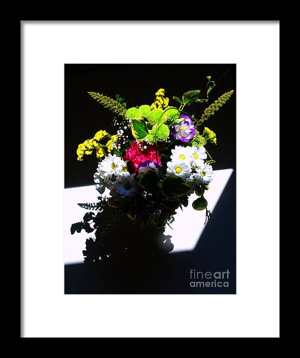 Bouquet Framed Print featuring the photograph In The Light In The Darkness 4 by Jasna Dragun