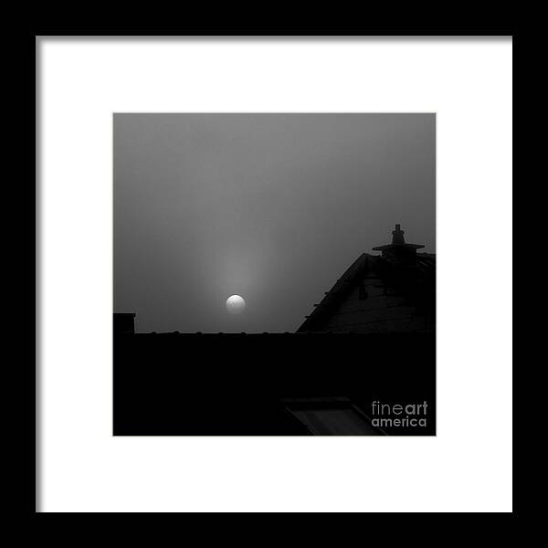 Moon Framed Print featuring the photograph In the middel of the night by Elisabeth Derichs