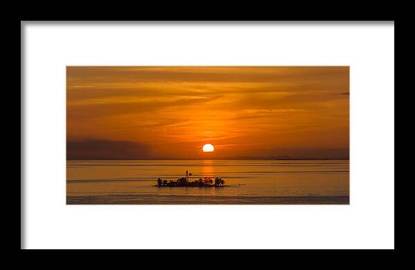 Landscape Framed Print featuring the photograph In the middle of no-where by Charles McCleanon