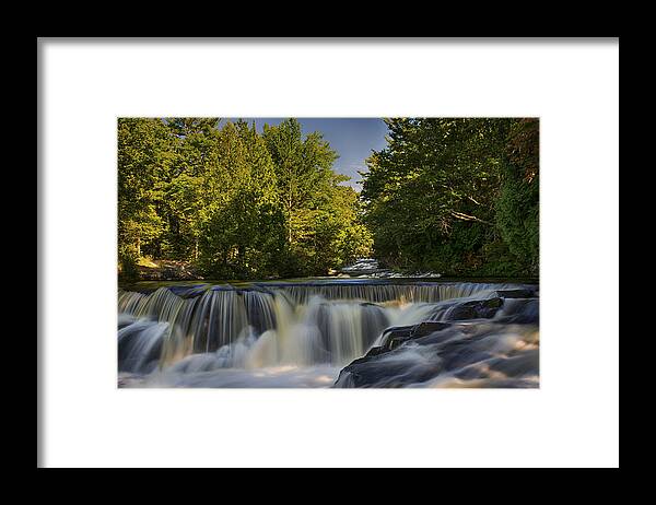  Framed Print featuring the photograph In the middle of the Middle Branch by Dan Hefle