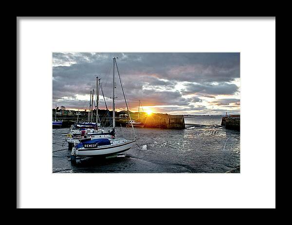 Sunset Framed Print featuring the photograph In the rays of the setting sun. by Elena Perelman