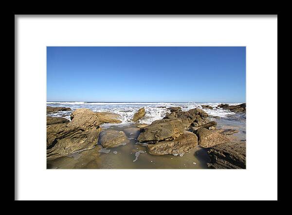 Silhouette Framed Print featuring the photograph In the Rocks by Robert Och