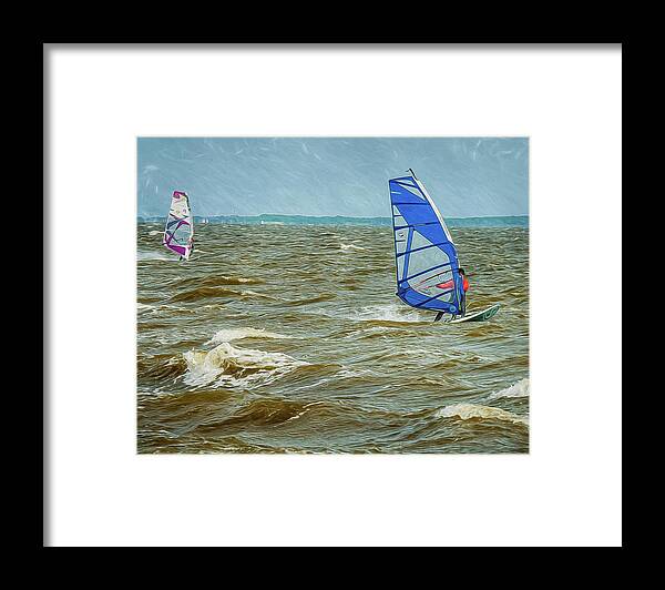 Wind Framed Print featuring the photograph In The Wind by Cathy Kovarik