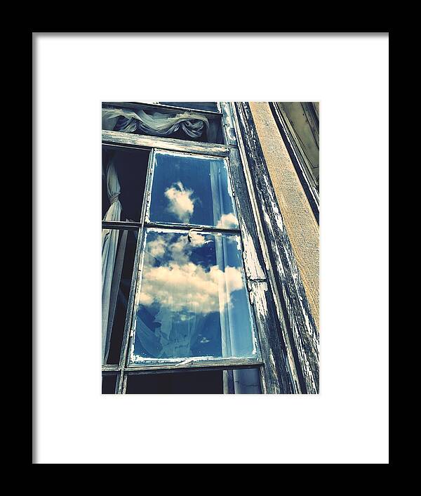 Window Framed Print featuring the photograph In Through The Clouds by Brad Hodges