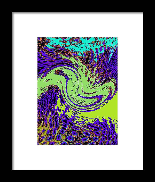 Coral Reefs Framed Print featuring the digital art In Transition by Will Borden