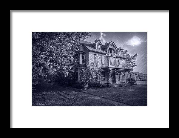 2d Framed Print featuring the photograph Inclement by Brian Wallace