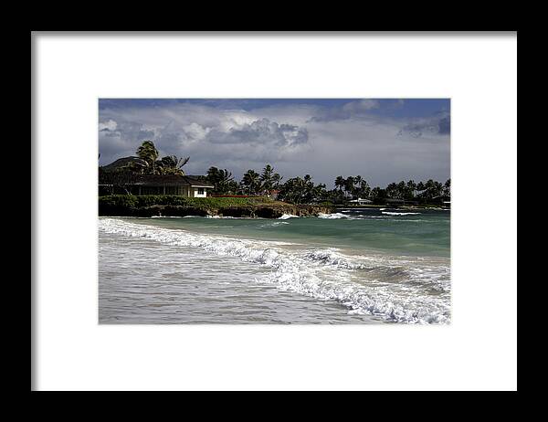  Framed Print featuring the photograph Incoming by Kenneth Campbell