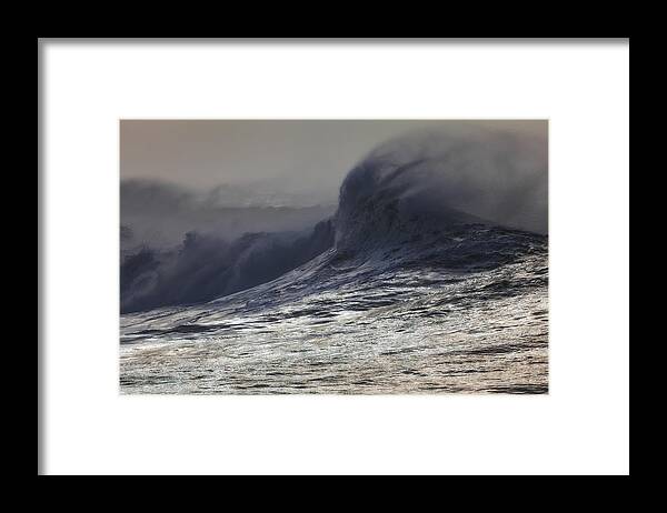 Wave Framed Print featuring the photograph Incoming by Mark Alder