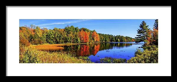 New England Framed Print featuring the photograph Incredible Pano by Chad Dutson
