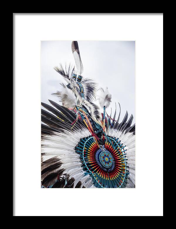 American Indians Framed Print featuring the photograph Indian Feathers by Pamela Steege