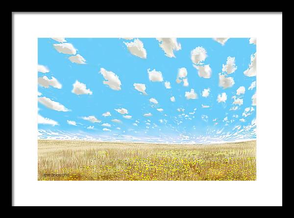 Indianola Framed Print featuring the digital art Indianola by Kerry Beverly