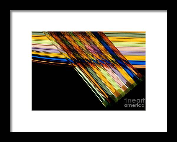 Color Framed Print featuring the photograph Industrial Art by Jerry McElroy
