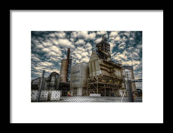 Industry Framed Print featuring the photograph Industrial Disease by Wayne Sherriff