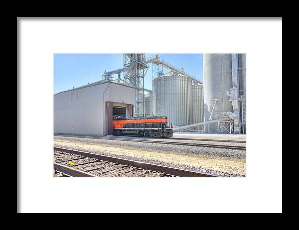 5405 Framed Print featuring the photograph Industrial Switcher 5405 by Jim Thompson