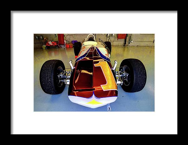 Indy 500 Framed Print featuring the photograph Indy 500 Watson Roadster 1964 by Josh Williams