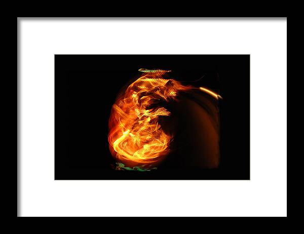 Fire Framed Print featuring the photograph Infant Flame by Donna Blackhall