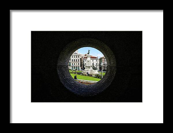 Porto Framed Print featuring the photograph Infante Dom Henrique Square by Marco Oliveira