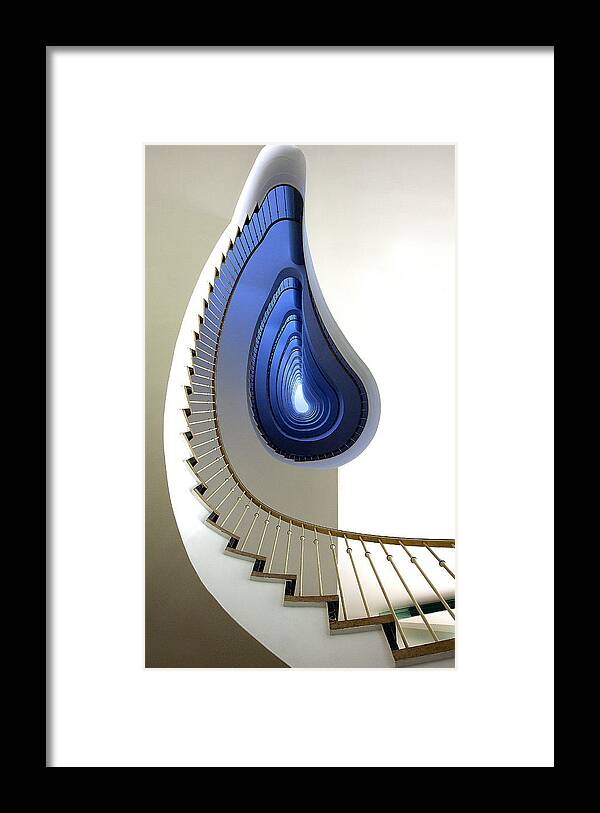 Stairs Framed Print featuring the photograph Infinity Steps by Martin Widlund