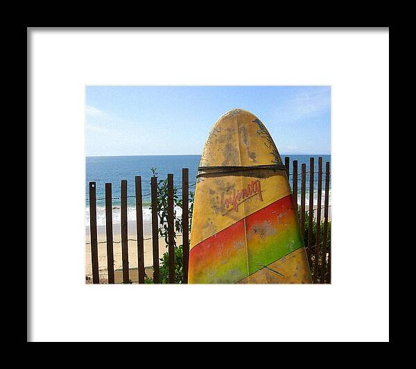 Surfng Framed Print featuring the digital art Infinity by Timothy Bulone