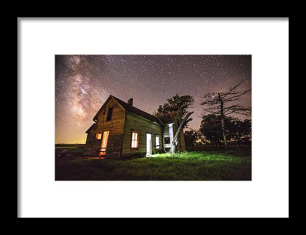#abandoned Framed Print featuring the photograph Inhabited? by Aaron J Groen